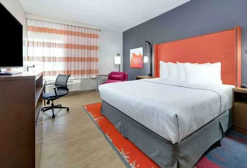 キングサイズベッドのデラックスルーム, La Quinta Inn & Suites By Wyndham Lakeway