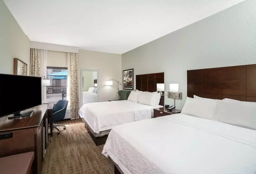２ダブルベッドのスタンダードルーム, Hampton Inn & Suites Nashville/franklin