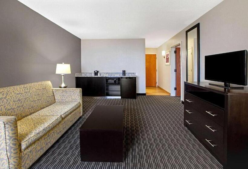 스위트 킹사이즈 침대, La Quinta Inn & Suites By Wyndham Detroit Metro Airport