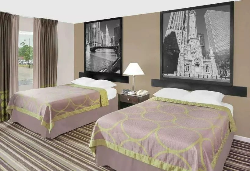 Deluxe-huone, Super 8 By Wyndham Morton Grove/chicago