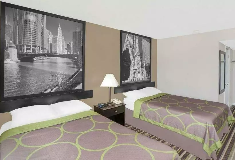Deluxe-huone, Super 8 By Wyndham Morton Grove/chicago
