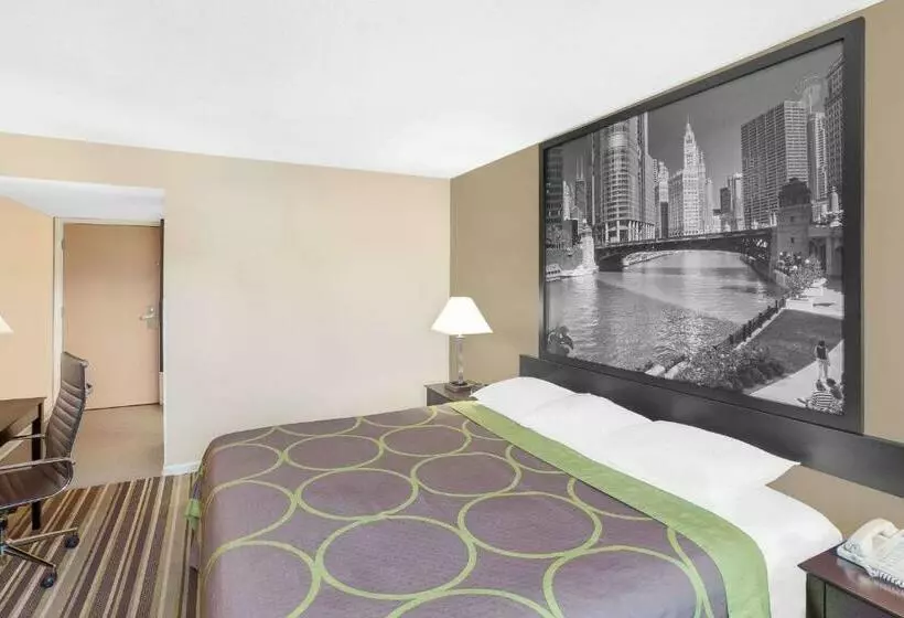 Standard-huone King-vuode, Super 8 By Wyndham Morton Grove/chicago