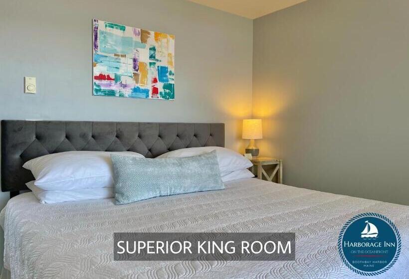 Superior Szoba King Size Bed, Harborage Inn On The Oceanfront