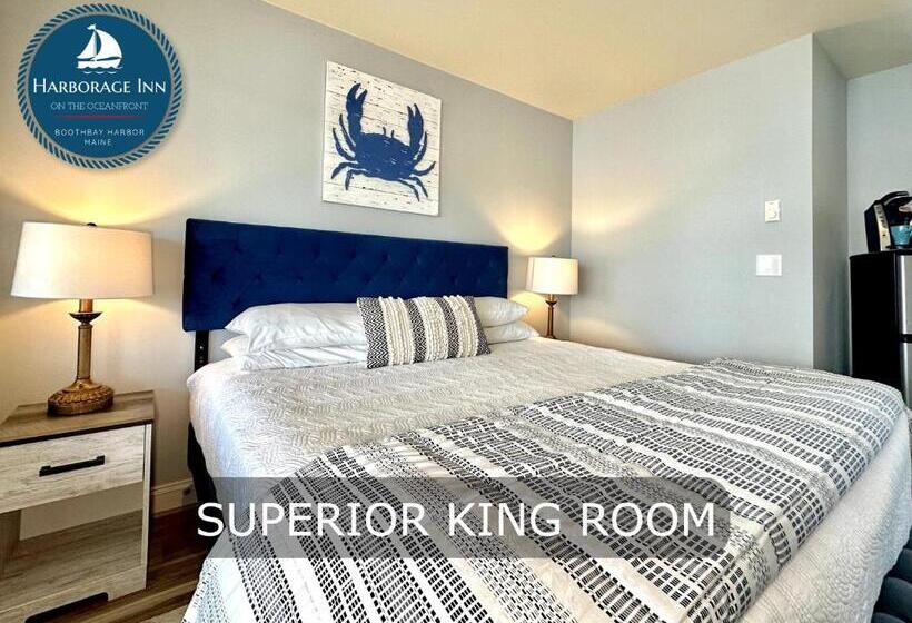 Superior Szoba King Size Bed, Harborage Inn On The Oceanfront