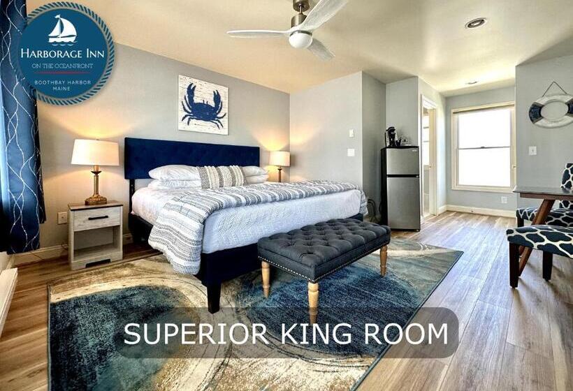 Superior Szoba King Size Bed, Harborage Inn On The Oceanfront