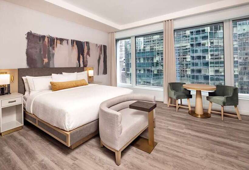 带大床的豪华间, Hilton Newark Airport