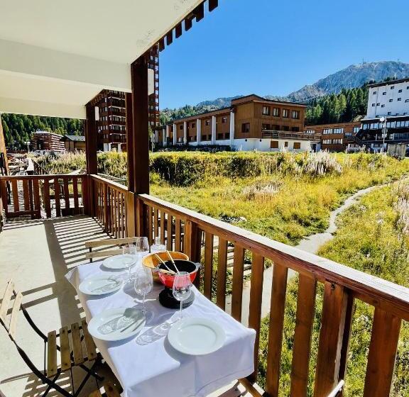 침실 1개 발코니 아파트, Ho36 La Plagne