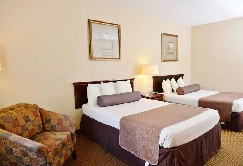 ２ダブルベッドのスタンダードルーム, Americas Best Value Inn Tunica Resort