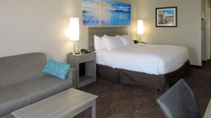 חדר סטנדרט עם מיטת קינג, Clarion Pointe Evansville North