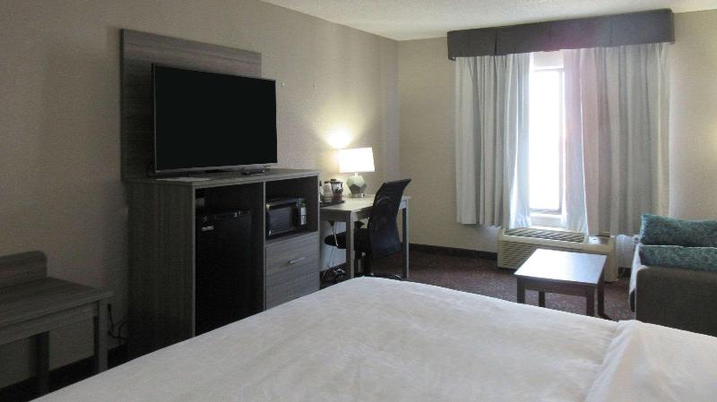 חדר סטנדרט עם מיטת קינג, Clarion Pointe Evansville North