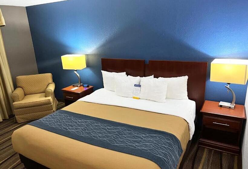 身障者適用キングサイズベッドルーム, Comfort Inn Alpharettaatlanta North