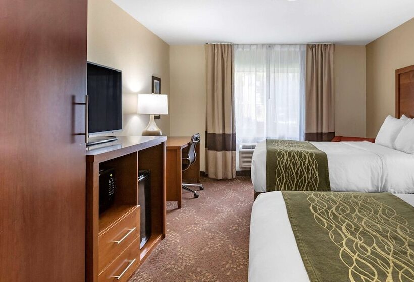 غرفه قياسيه سريرين مزدوجين, Comfort Inn Okemos  East Lansing