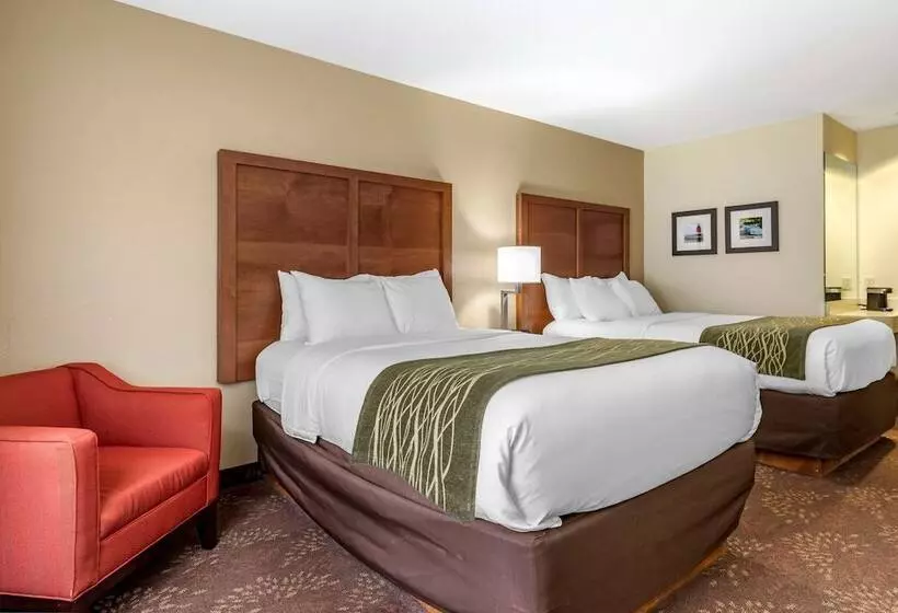 2ダブルベッドのスタンダードルーム, Comfort Inn Okemos East Lansing