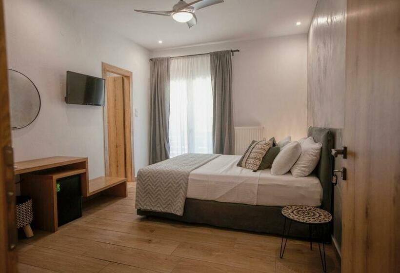 חדר סטנדרט עם מרפסת, Oikia Guesthouse