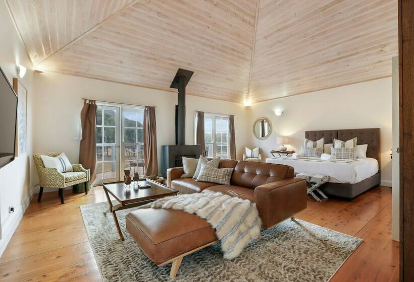 וילה דלוקס חדר שינה 1, Brokenback Views Country Estate