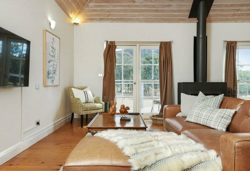 וילה דלוקס חדר שינה 1, Brokenback Views Country Estate