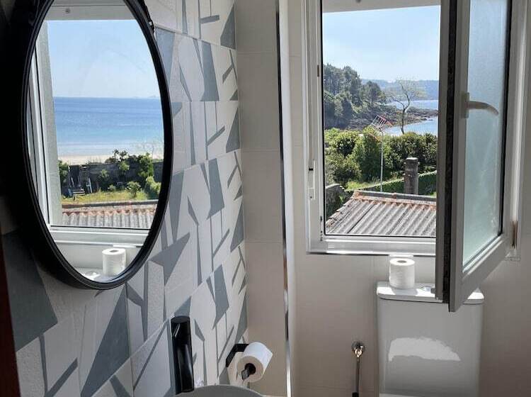 חדר סטנדרט נוף לים, Pensión Playa De Sardiñeiro