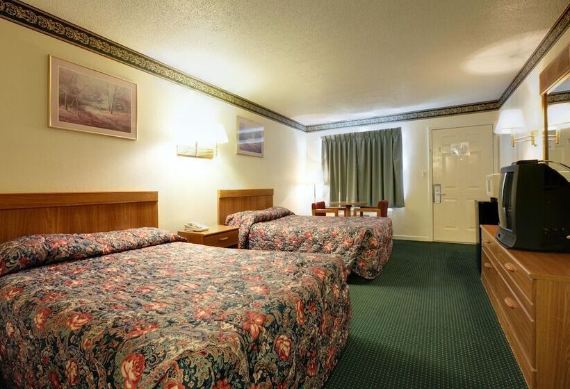 带2个双人床的标准工作室, America S Best Value Inn Athens