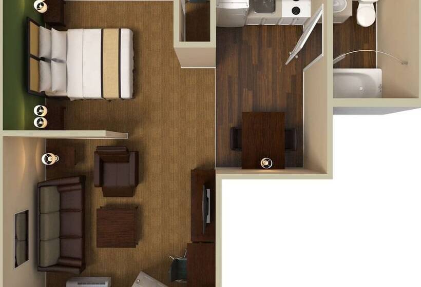 إستوديو سوبيريور, Extended Stay America Suites  Washington, D.c.  Fairfax  Fair Oaks