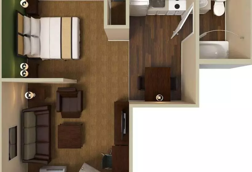 スーペリアスタジオ, Extended Stay America Suites  Washington, D.c.  Fairfax  Fair Oaks