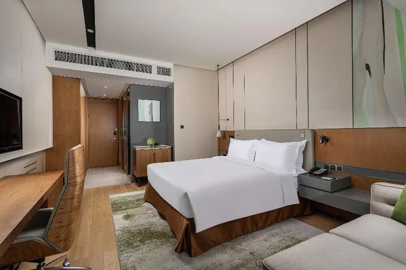 キングサイズベッドのスタンダードルーム, Holiday Inn Hangzhou Binjiang