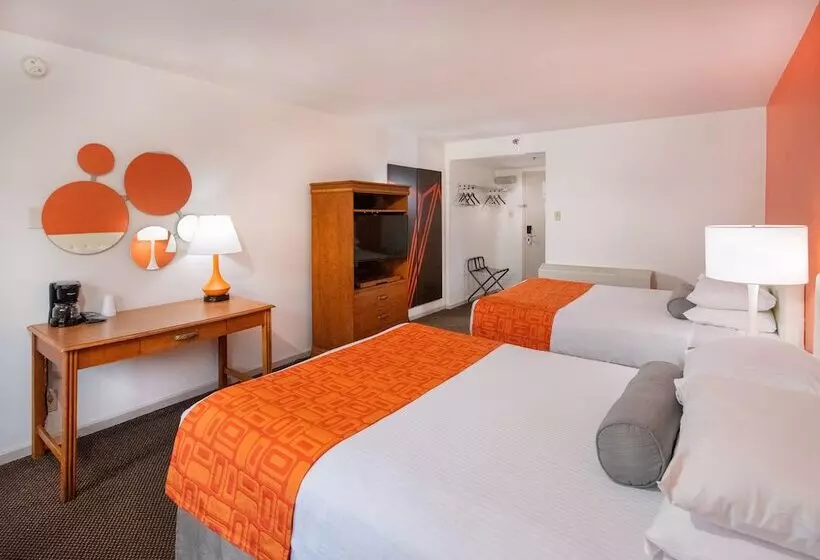 اتاق استاندارد با 2 تخت دوبل, Howard Johnson By Wyndham Atlantic City