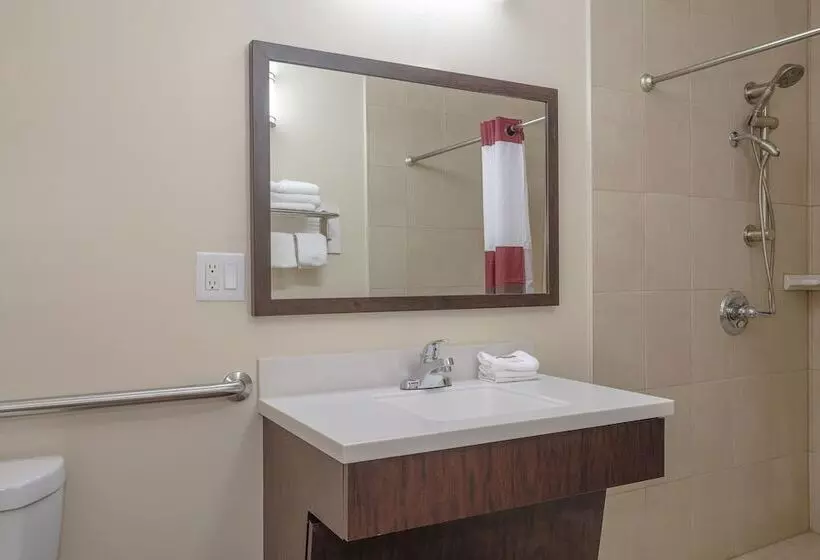 ２ダブルベッドのスタンダードルーム, Red Roof Inn Fredericksburg North