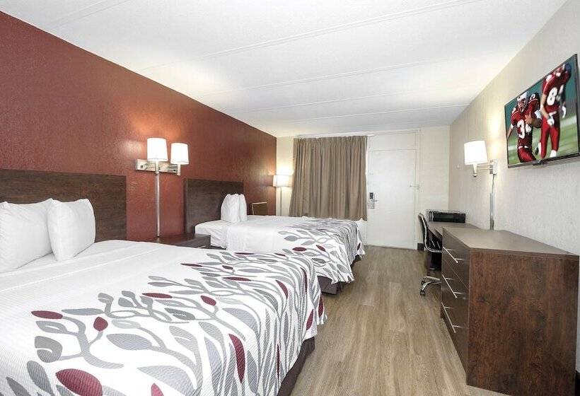 Номер Стандарт 2 Двуспальные Кровати, Red Roof Inn Fredericksburg North