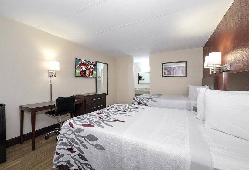 스탠다드 룸 더블 침대 2개, Red Roof Inn Fredericksburg North