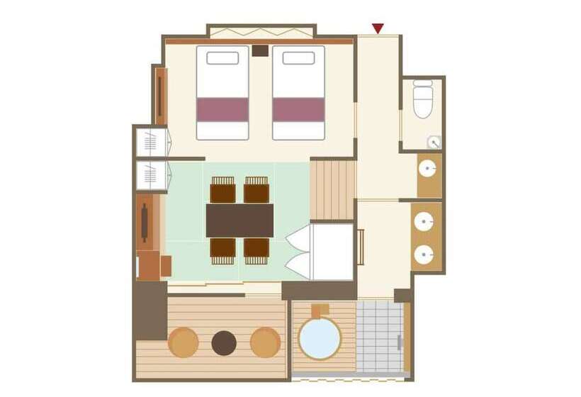 غرفة قياسية, Onyado Shikishimakan