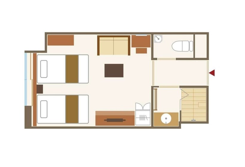 غرفة قياسية, Onyado Shikishimakan