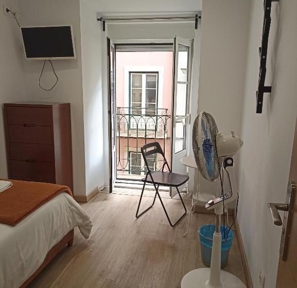 اتاق استاندارد یک تخته با سرویس بهداشتی مشترک, Martim Moniz 28 Guest House