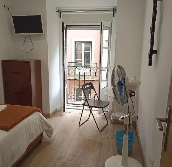 اتاق استاندارد یک تخته با سرویس بهداشتی مشترک, Martim Moniz 28 Guest House