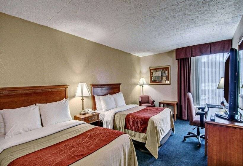 غرفه قياسيه سريرين مزدوجين, Quality Inn Near Martinsville Speedway