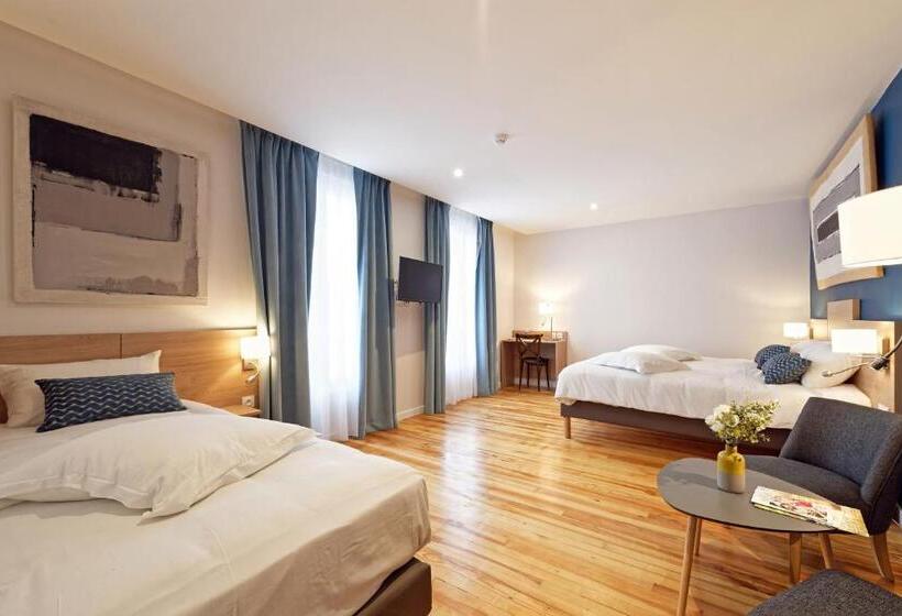 اتاق استاندارد سه نفره, Contact Hôtel De La Gare Et Son Restaurant Côte à Côte