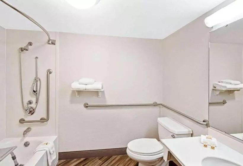 キングサイズベッドのデラックスルーム, La Quinta By Wyndham Houston West Park 10