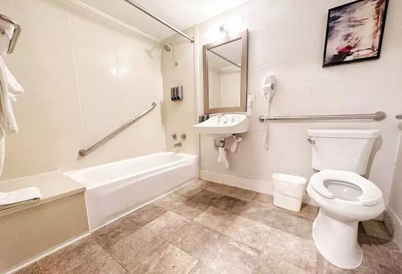 اتاق استاندارد با تخت بزرگ برای معلولان, Lincoln Hotel Monterey Park Los Angeles