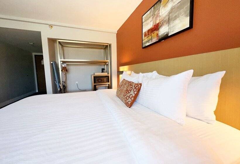 חדר סטנדרט, מיטת קינג, מותאם לאדם עם מוגבלויות, Lincoln Hotel Monterey Park Los Angeles