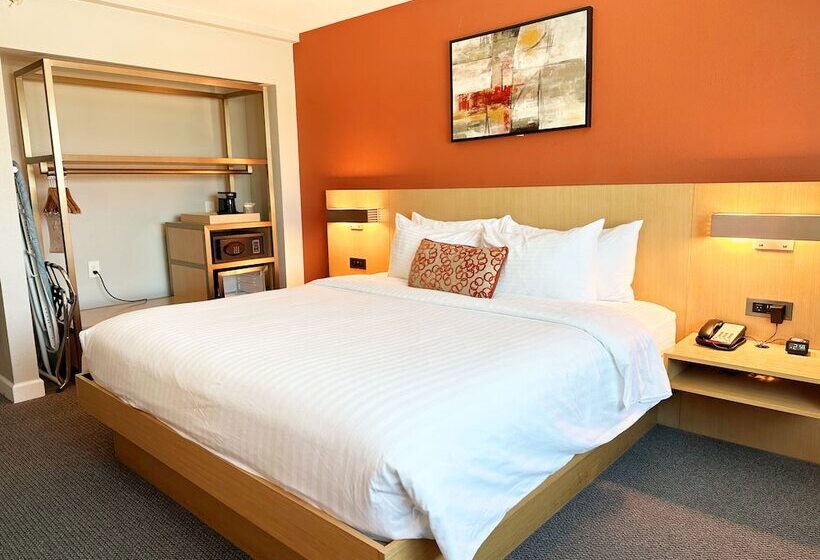 חדר סטנדרט, מיטת קינג, מותאם לאדם עם מוגבלויות, Lincoln Hotel Monterey Park Los Angeles