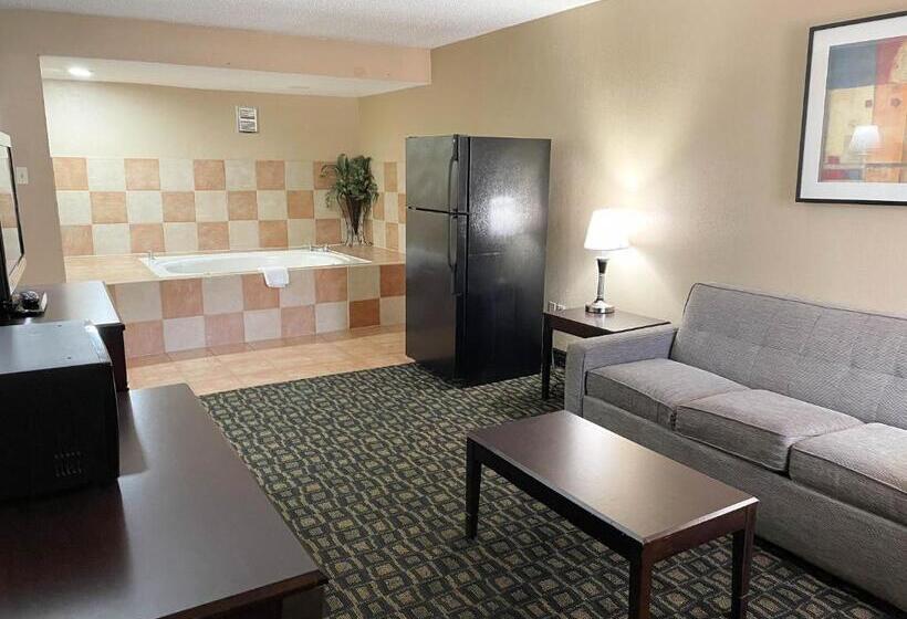 מיטת קינג בסוויטה, Studio 6 Suites North Richland Hills Tx