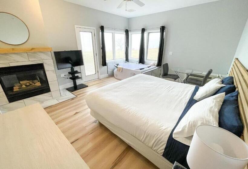 غرفة قياسية سرير كينج, Lake Bluff Inn And Suites