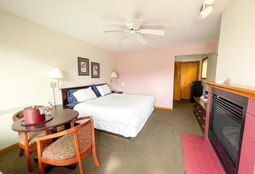 غرفة قياسية سرير كينج لذوى الإحتياجات الخاصة, Lake Bluff Inn And Suites