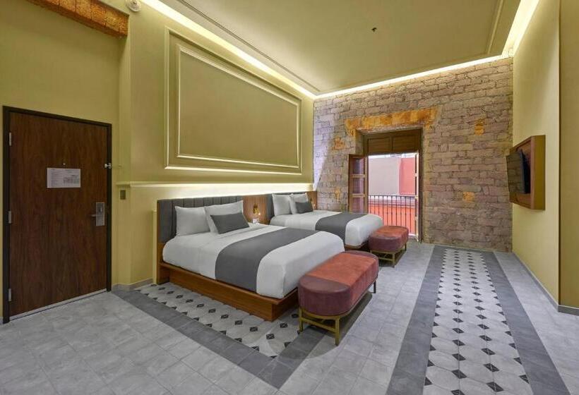اتاق استاندارد با 2 تخت دوبل, City Centro By Marriott San Luis Potosi
