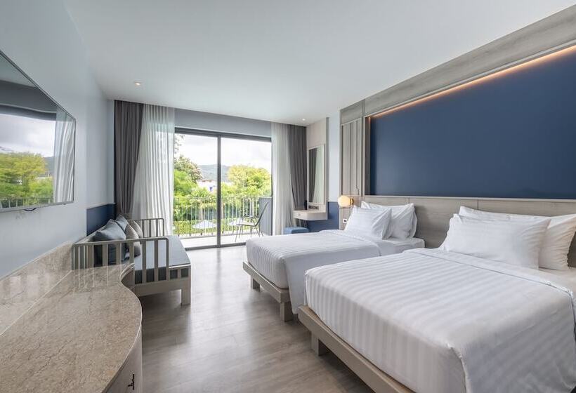 اتاق لوکس با چشمانداز استخر, Seabed Grand Hotel Phuket Sha Extra Plus