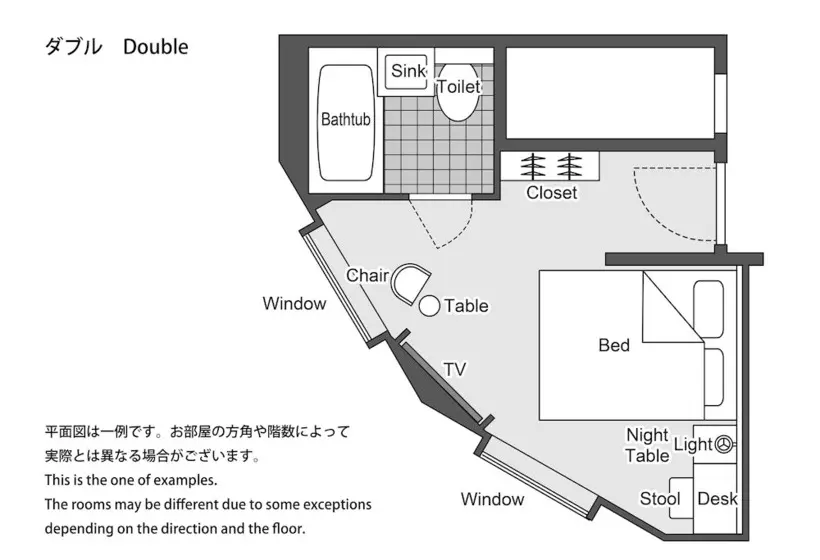 Standard-huone, Takarazuka