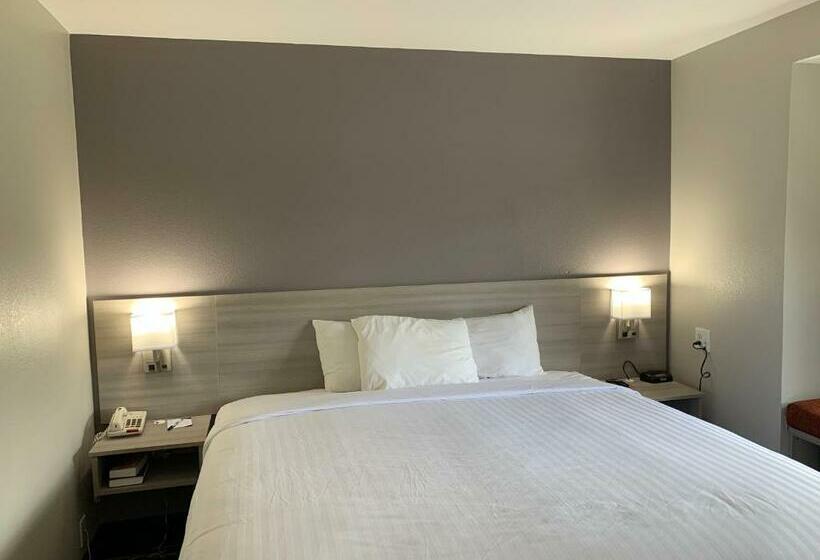 带大床的豪华间, Microtel Inn By Wyndham Charlotte Airport