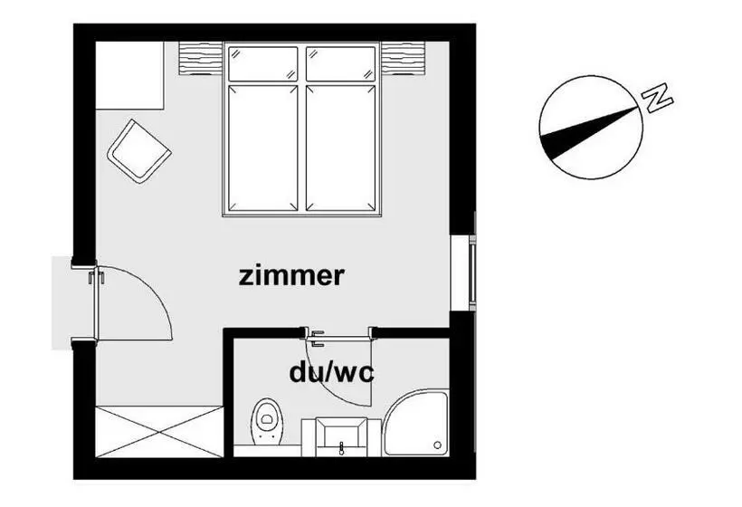 スタンダードルーム, Alpina&more Apartments I Zimmer