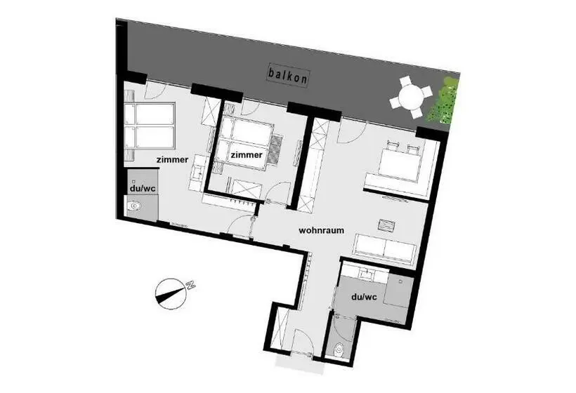 １ベッドルームのスーペリアアパートメント, Alpina&more Apartments I Zimmer