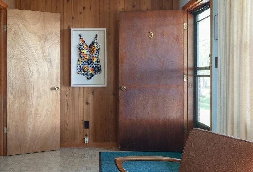 1침실 클래식 아파트, Historic Birch Lodge And Motel