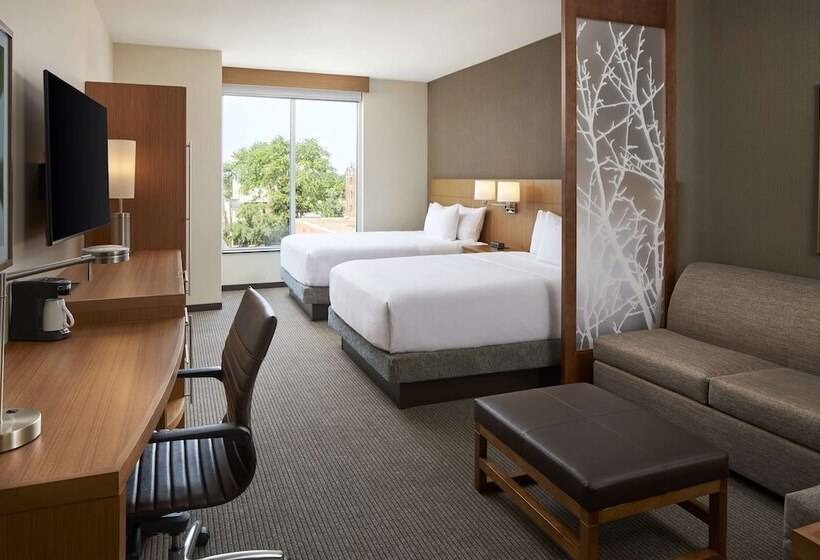 غرفة قياسية سرير ملكى لذوى الإحتياجات الخاصة, Hyatt Place Evansville